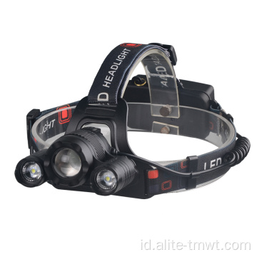 Senter headlamp yang dapat diisi ulang USB